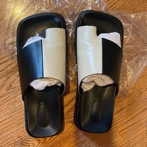 Alohas Toe Ring Flop Bi-color Ivory 37